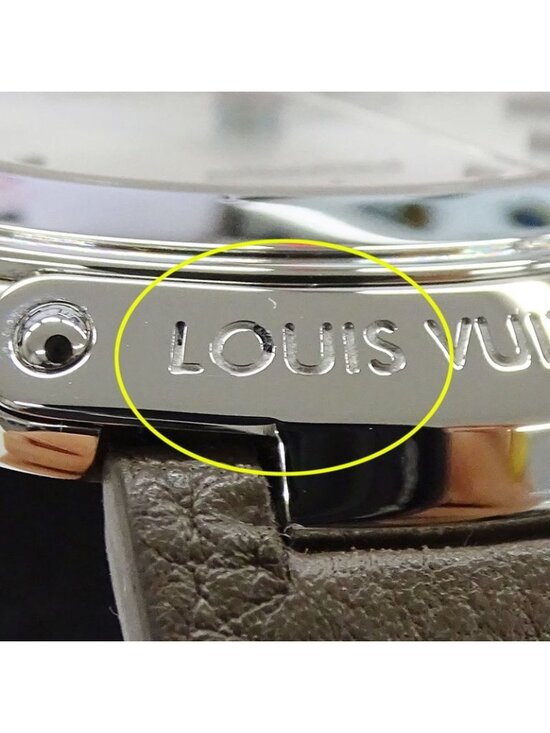 Louis Vuitton Watch Fifty Five Automatic Winding at Stainless Steel Leather main image 4